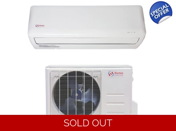 Norton 24K-Btu 20 SEER2 Mini Split H-Heat Pump (-22°F) E-Star: 13 EER/9.5 HSPF (R410a)